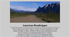 Desktop Screenshot of americanroadtripper.com